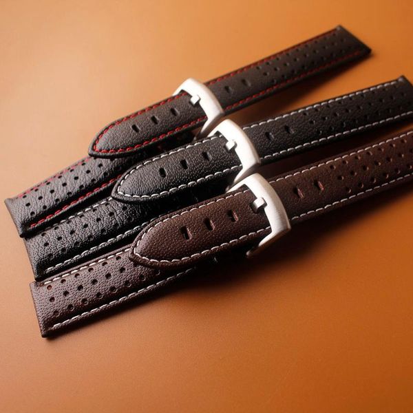 watch bands breather genuine leather stoma watchband strap 20*20mm straight body special accessories mens bracelet black with red line, Black;brown
watch bands breather genuine leather stoma watchband strap 20*20mm straight body special accessories mens bracelet black with red line, Black;brown