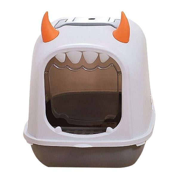 other cat supplies large litter box fully enclosed cats toilet flip type odor proof and splash basin
other cat supplies large litter box fully enclosed cats toilet flip type odor proof and splash basin