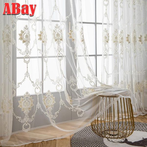 european white embroidered floral tulle curtain for living room french semi sheer drape window for bedroom linen textured drapes
european white embroidered floral tulle curtain for living room french semi sheer drape window for bedroom linen textured drapes