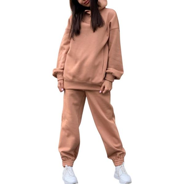 women's two piece pants 2021 2 pcs women sports plush outfits lady adults solid color long sleeve hooded sweater with pocket + drawstri, White
women's two piece pants 2021 2 pcs women sports plush outfits lady adults solid color long sleeve hooded sweater with pocket + drawstri, White
