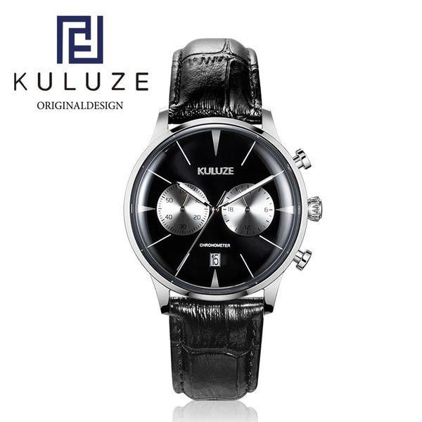 wristwatches kuluze 2021 fashion mens watches with stainless steel sports chronograph quartz watch men, Slivery;brown
wristwatches kuluze 2021 fashion mens watches with stainless steel sports chronograph quartz watch men, Slivery;brown