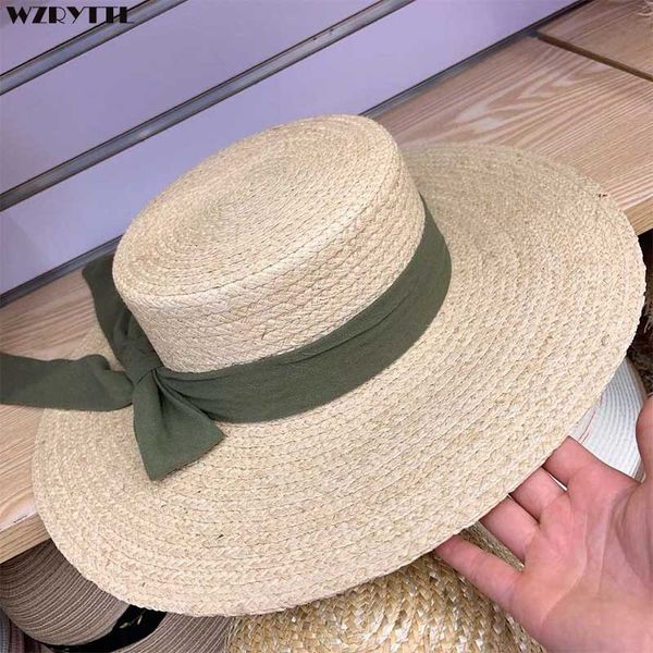 2021 new women raffia hats girl elegant ribbon bow wide brim sun ladies floppy summer straw kentucky derby visor cap uv beach hat a6xs, Blue;gray
2021 new women raffia hats girl elegant ribbon bow wide brim sun ladies floppy summer straw kentucky derby visor cap uv beach hat a6xs, Blue;gray