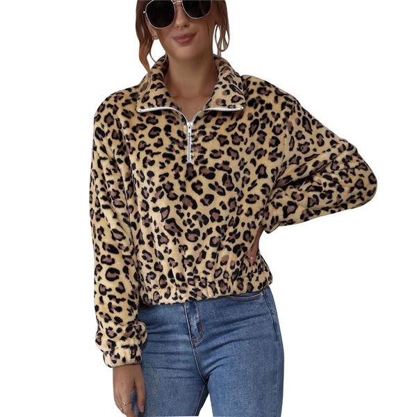 women's hoodies & sweatshirts leopard pattern women teddy autumn hooded fluffy plush winter faux fur zipper neck stretch hem plus size, Black
women's hoodies & sweatshirts leopard pattern women teddy autumn hooded fluffy plush winter faux fur zipper neck stretch hem plus size, Black