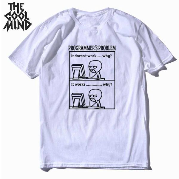 coolmind 100% cotton funny print programmer problem men t shirt casual summer tshirt loose o-neck t-shirt s tee shirts 210629, White;black
coolmind 100% cotton funny print programmer problem men t shirt casual summer tshirt loose o-neck t-shirt s tee shirts 210629, White;black