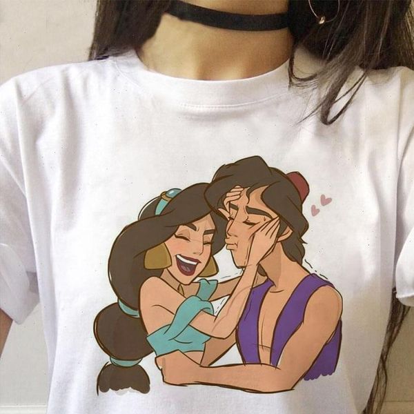 prince and princess romantic love cute printed women t shirt cartoon harajuku vogue summer new girls t shirt, White
prince and princess romantic love cute printed women t shirt cartoon harajuku vogue summer new girls t shirt, White