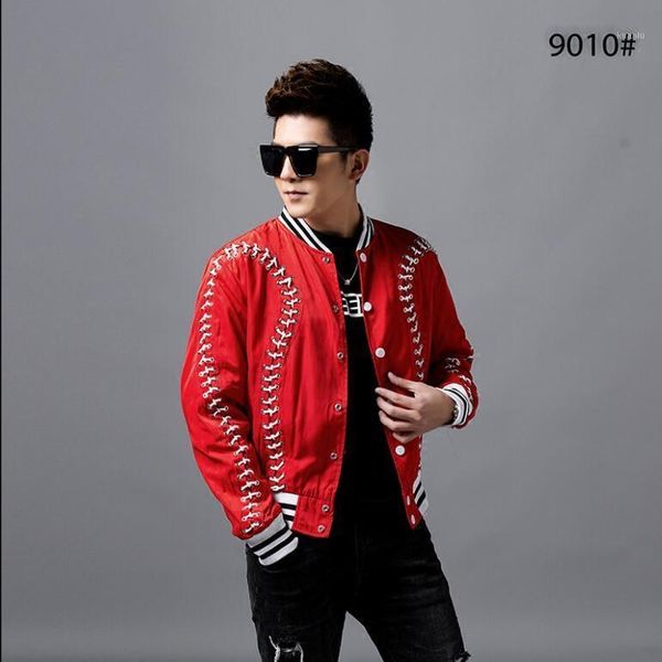 men's suits & blazers s-xxl 2021 hip-hop heavy industries wear rope jacket fashion trend casual, White;black
men's suits & blazers s-xxl 2021 hip-hop heavy industries wear rope jacket fashion trend casual, White;black