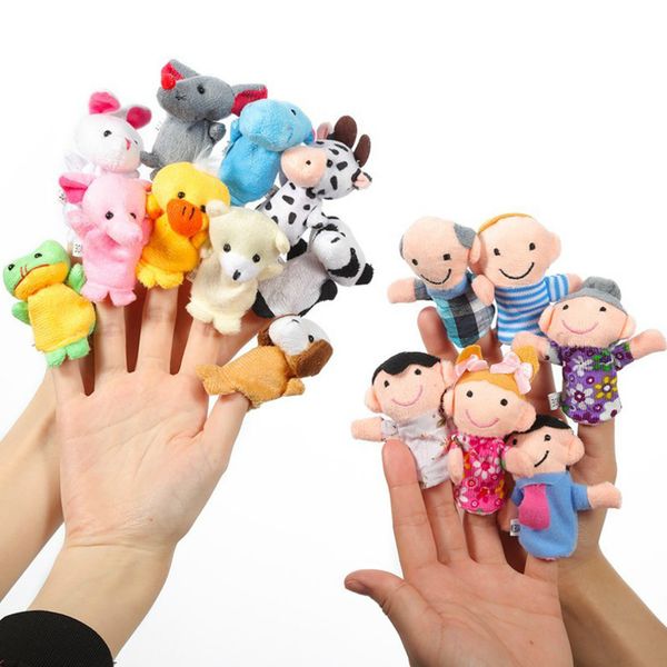 12pcs/set cartoon animal family finger puppet soft plush toys role play tell story cloth doll educational toys for children gift
12pcs/set cartoon animal family finger puppet soft plush toys role play tell story cloth doll educational toys for children gift