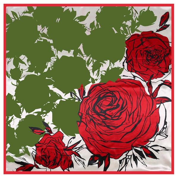 scarves 90cm bandanna big rose print ladies mulberry silk scarf fashion girl neck sunscreen tulle shawl, Blue;gray
scarves 90cm bandanna big rose print ladies mulberry silk scarf fashion girl neck sunscreen tulle shawl, Blue;gray