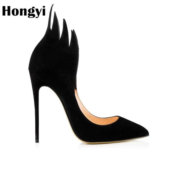 dress shoes hongyi ladies carve out leather leggings flame design pumps stiletto high heels point toe woman celebrity, Black
dress shoes hongyi ladies carve out leather leggings flame design pumps stiletto high heels point toe woman celebrity, Black