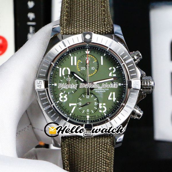 new chronograph 45mm steel case v13317101 v13375101 quartz satch mens wath green dial green nylon strap gents watches hwbr hello_watch, Slivery;brown
new chronograph 45mm steel case v13317101 v13375101 quartz satch mens wath green dial green nylon strap gents watches hwbr hello_watch, Slivery;brown