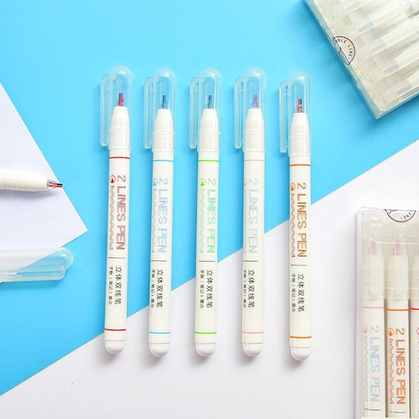 gel pens double line pen cute girl two-line color for drawing diy scrapbook diary planner scrapbooking stationery students supplies
gel pens double line pen cute girl two-line color for drawing diy scrapbook diary planner scrapbooking stationery students supplies