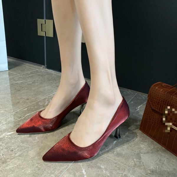 dress shoes women's high heels pointed spring casual pumps female students fashion concise finefor lady office work y21-65, Black
dress shoes women's high heels pointed spring casual pumps female students fashion concise finefor lady office work y21-65, Black