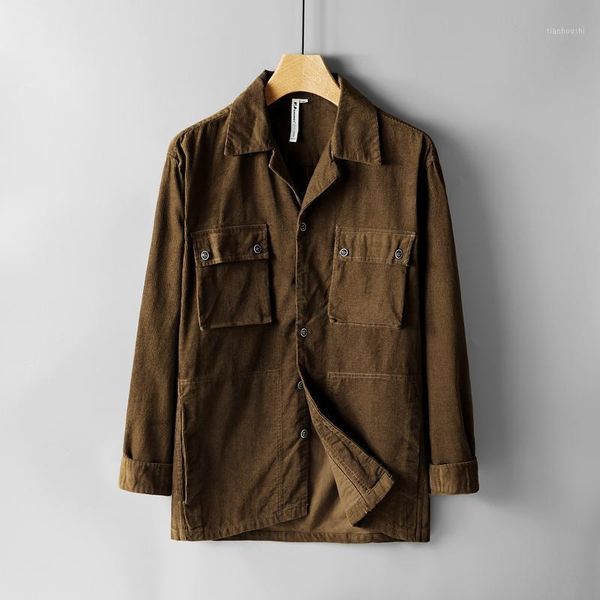 men's jackets corduroy cotton brand jacket men autumn long-sleeved for casual fashion male mens chaqueta capas, Black;brown
men's jackets corduroy cotton brand jacket men autumn long-sleeved for casual fashion male mens chaqueta capas, Black;brown