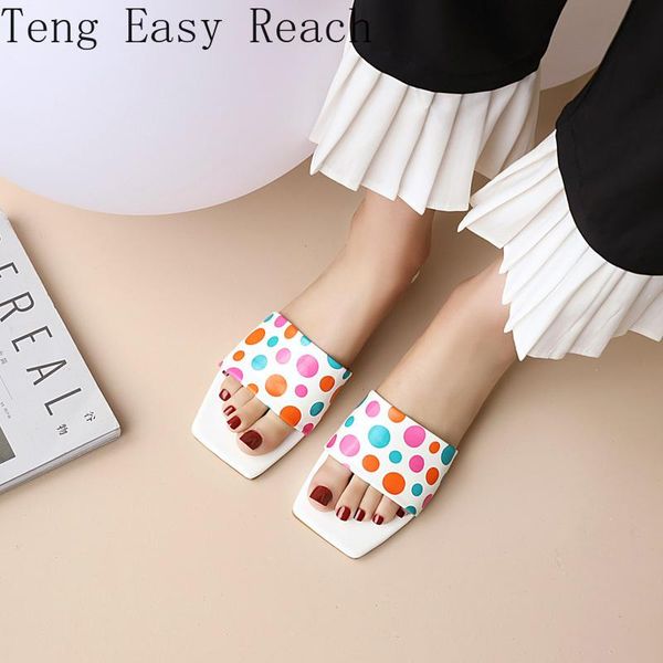 slippers 2021 spring summer fashion women slipper polka dot bow decor pu square toe beach slides shoes big size 43, Black
slippers 2021 spring summer fashion women slipper polka dot bow decor pu square toe beach slides shoes big size 43, Black