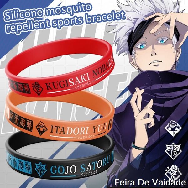 charm bracelets anime jujutsu kaisen fushiguro megumi itadori yuji silica gel bracelet men women student silicone wristband hand chain gifts, Golden;silver
charm bracelets anime jujutsu kaisen fushiguro megumi itadori yuji silica gel bracelet men women student silicone wristband hand chain gifts, Golden;silver