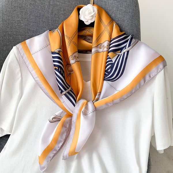 2020 designer brand women scarf fashion print silk scarves square small handkerchief office neck hair scarfs 70*70cm bandana, Silver
2020 designer brand women scarf fashion print silk scarves square small handkerchief office neck hair scarfs 70*70cm bandana, Silver