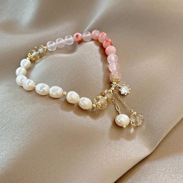 charm bracelets origin summer classic genuine pearl beaded for women ladies clear shinning crystal pendant bracelet jewelry, Golden;silver
charm bracelets origin summer classic genuine pearl beaded for women ladies clear shinning crystal pendant bracelet jewelry, Golden;silver