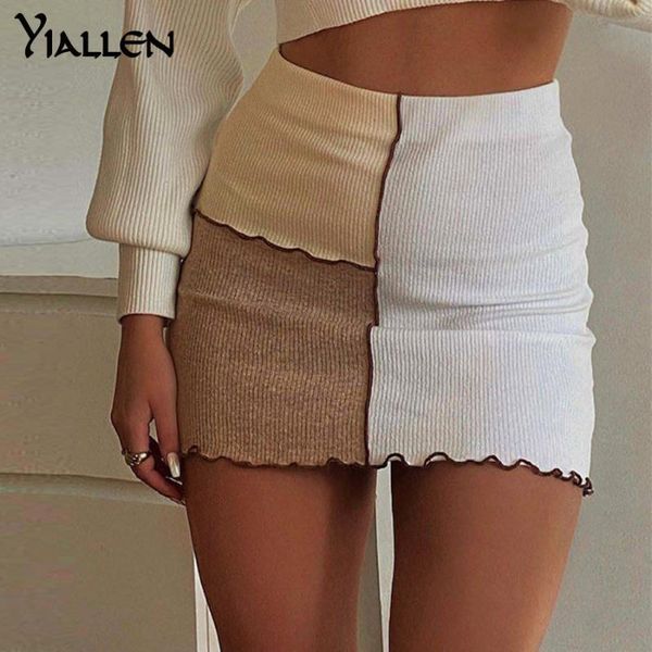 skirts yiallen summer fashion patchwork slim skirt women high waist knitting ruffles casual clothing lady street mini 2021, Black
skirts yiallen summer fashion patchwork slim skirt women high waist knitting ruffles casual clothing lady street mini 2021, Black