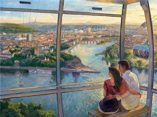diego santos - gondeln über koblenz home decor handpainted &hd print oil painting on canvas wall art canvas pictures , f2102023
diego santos - gondeln über koblenz home decor handpainted &hd print oil painting on canvas wall art canvas pictures , f2102023