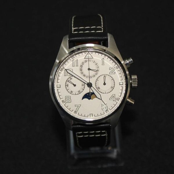 wristwatches 2021 stainless steel 's chronograph moon phase watches luminous dial seagull st1908 manual winding wrist watch for men, Slivery;brown
wristwatches 2021 stainless steel 's chronograph moon phase watches luminous dial seagull st1908 manual winding wrist watch for men, Slivery;brown