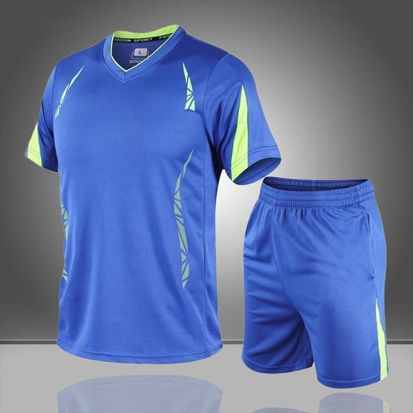 sportswear summer 2 piece mens tracksuit set quick dry breathable t shirt shorts workout jogging suits 5xl, Gray
sportswear summer 2 piece mens tracksuit set quick dry breathable t shirt shorts workout jogging suits 5xl, Gray