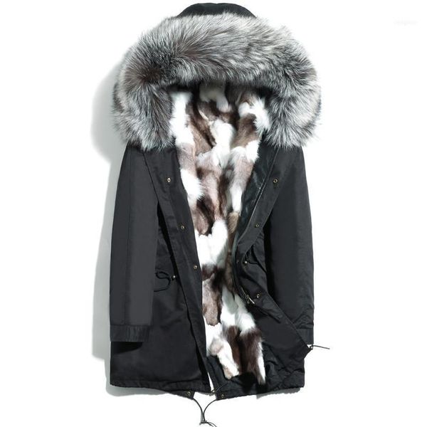 real fur coat winter jacket men parka streetwear long warm parkas plus size manteau homme hiver my19521, Black
real fur coat winter jacket men parka streetwear long warm parkas plus size manteau homme hiver my19521, Black