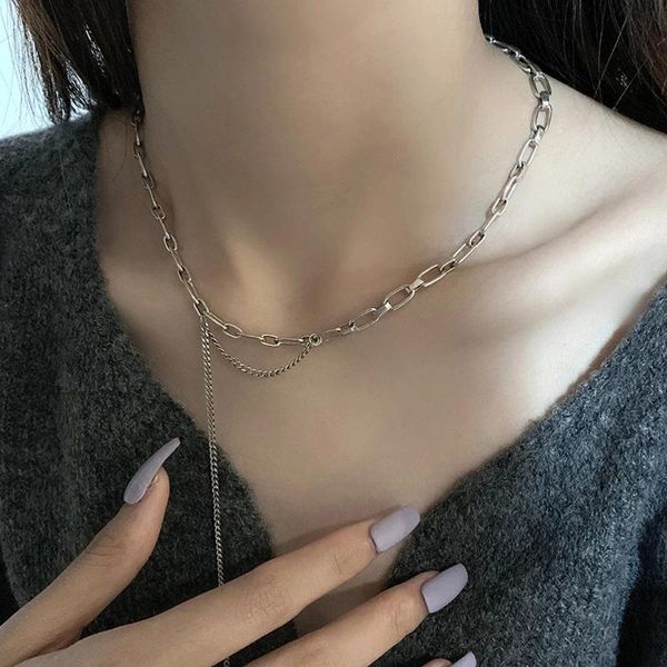 chains simple fashion personality creative design necklace female temperament elegant act the role ofing is tasted, Silver
chains simple fashion personality creative design necklace female temperament elegant act the role ofing is tasted, Silver