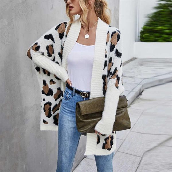 women's knits & tees icclek leopard sweater coat women cardigans long knitted open stitch female loose sweaters jacket autumn winter wa, White
women's knits & tees icclek leopard sweater coat women cardigans long knitted open stitch female loose sweaters jacket autumn winter wa, White