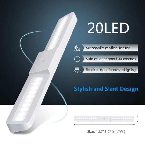 20 led motion sensor light cupboard wardrobe bed lamp led under cabinet night light for closet stairs kitchen
20 led motion sensor light cupboard wardrobe bed lamp led under cabinet night light for closet stairs kitchen