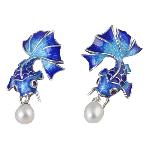 2021 new s925 925 women's sier cloisonn pearl southern red goldfish earrings edki, Golden
2021 new s925 925 women's sier cloisonn pearl southern red goldfish earrings edki, Golden