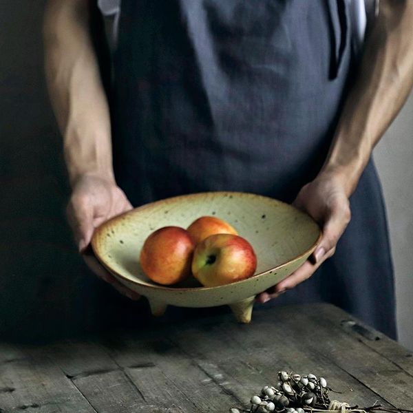 dishes & plates japanese-style stoare fruit plate 9-inch retro high-leg living room snack storage tray three-legged ceramic tableware
dishes & plates japanese-style stoare fruit plate 9-inch retro high-leg living room snack storage tray three-legged ceramic tableware