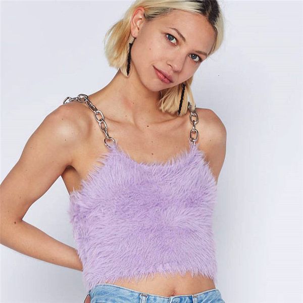 cute purple fluffy girl crop metal link chain straps summer fashion streetwear young lady rzra, White
cute purple fluffy girl crop metal link chain straps summer fashion streetwear young lady rzra, White