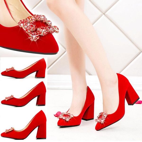 dress shoes size 33-42 women pumps suede high heels square heel simple pointed toe slip on wedding fashion party club, Black
dress shoes size 33-42 women pumps suede high heels square heel simple pointed toe slip on wedding fashion party club, Black