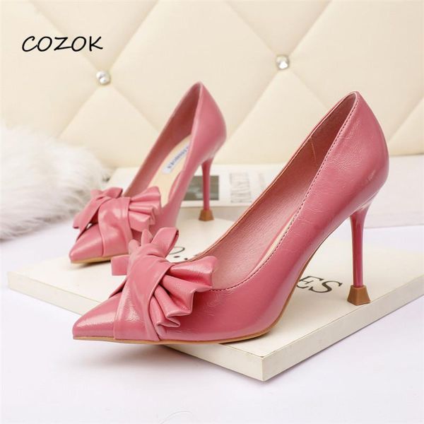 dress shoes ladies elegant party night high heels women 2021 fashion for, Black