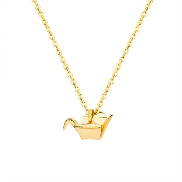pendant necklaces dainty origami cranes women lucky charm jewelry stainless steel luck bird pendants mom gifts bijoux femme, Silver
pendant necklaces dainty origami cranes women lucky charm jewelry stainless steel luck bird pendants mom gifts bijoux femme, Silver