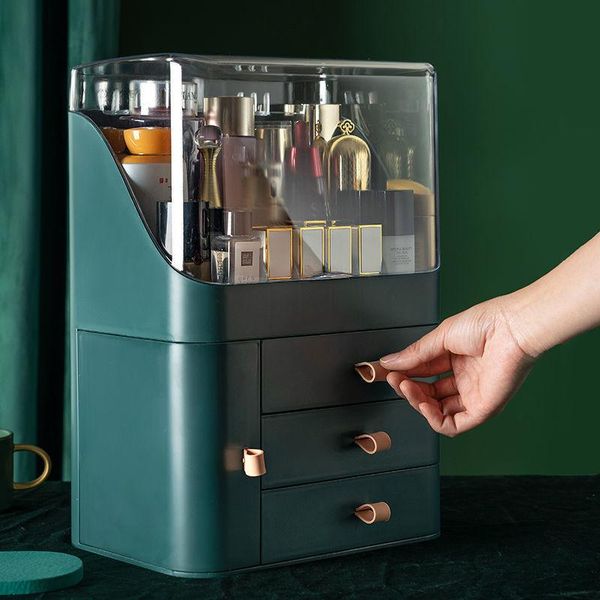 storage boxes & bins large capacity makeup organizer cosmetic box drawer type deskfinishing rack dustproof lipstick beauty mask case 
storage boxes & bins large capacity makeup organizer cosmetic box drawer type deskfinishing rack dustproof lipstick beauty mask case