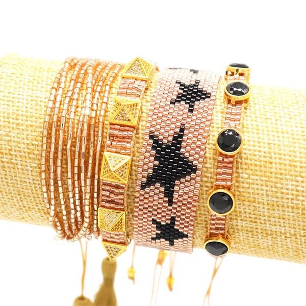 charm bracelets grapes zircon bracelet miyuki star pattern set delica seed beads women jewelry pulsera tassel boho gifts drop, Golden;silver
charm bracelets grapes zircon bracelet miyuki star pattern set delica seed beads women jewelry pulsera tassel boho gifts drop, Golden;silver