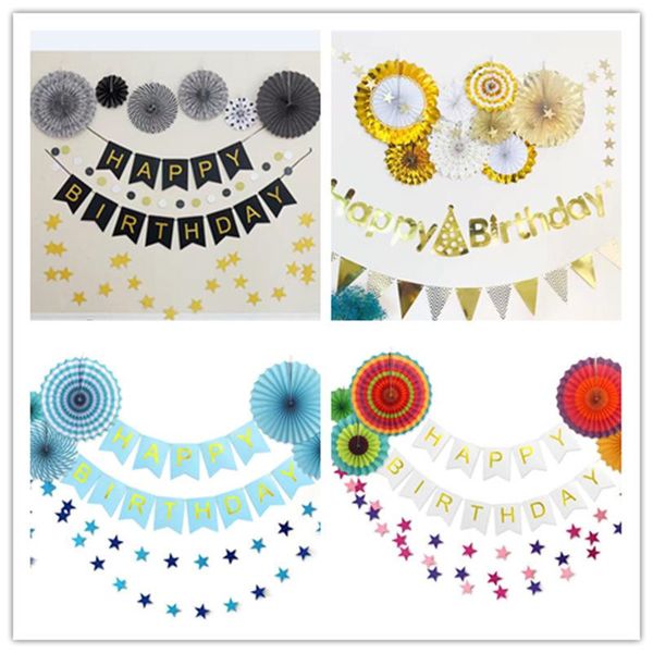 party decoration happy birthday colorful flag five pointed star pull flower triangle accessories ballons table
party decoration happy birthday colorful flag five pointed star pull flower triangle accessories ballons table