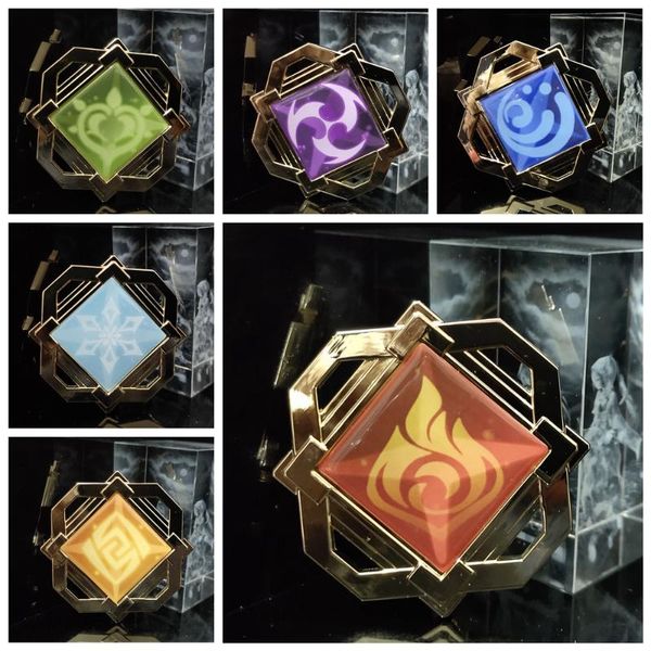 keychains eye of god anime metal accessories game genshin impact cosplay badge project fire water thunder rock grass keychain, Silver
keychains eye of god anime metal accessories game genshin impact cosplay badge project fire water thunder rock grass keychain, Silver