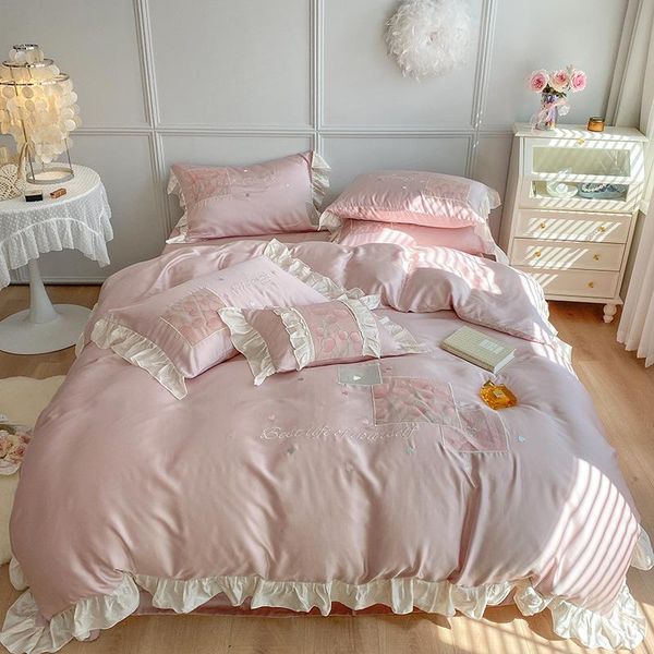 bedding sets 800tc spring summer tencel home textile set girl lace edge embroidery nude sleeping quilt cover bedclothes
bedding sets 800tc spring summer tencel home textile set girl lace edge embroidery nude sleeping quilt cover bedclothes