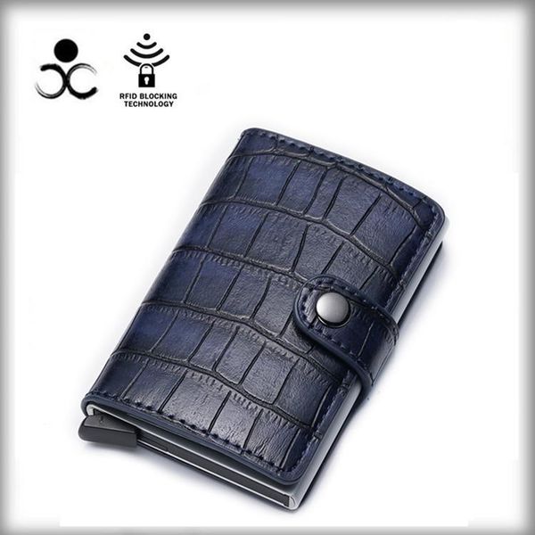 card holders men's case rfid aluminum alloy brake crocodile pattern wallet business supplies, Brown;gray
card holders men's case rfid aluminum alloy brake crocodile pattern wallet business supplies, Brown;gray