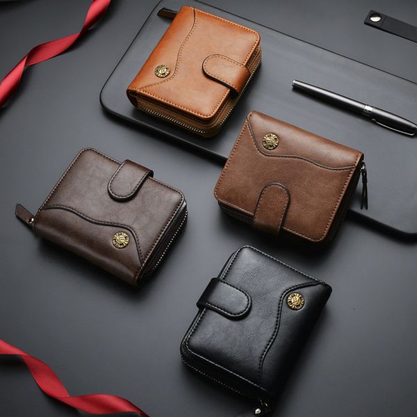 2021 new style retro short men multifunctional portfolio rits pu waterproof anti-theft wallet, Red;black
2021 new style retro short men multifunctional portfolio rits pu waterproof anti-theft wallet, Red;black