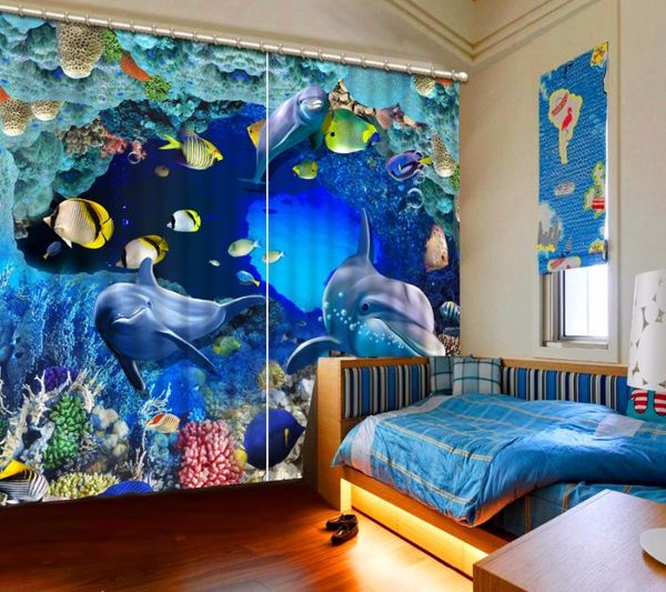 curtain & drapes 3d fashion customized blue coral reef fish dolphin design po window for the bedroom
curtain & drapes 3d fashion customized blue coral reef fish dolphin design po window for the bedroom