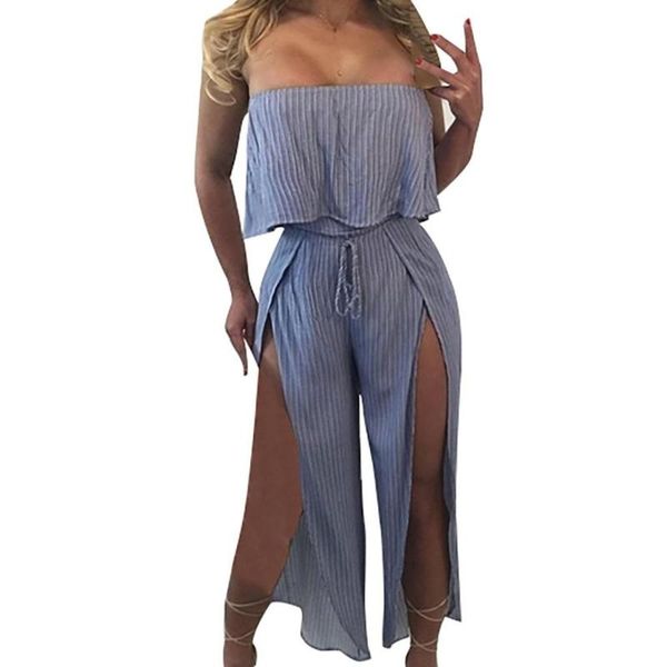 women's jumpsuits & rompers for women 2021 lady casual sleeveless bandeau strappy stripe ruffled flounce long jumpsuit outdoor print, Black;white
women's jumpsuits & rompers for women 2021 lady casual sleeveless bandeau strappy stripe ruffled flounce long jumpsuit outdoor print, Black;white