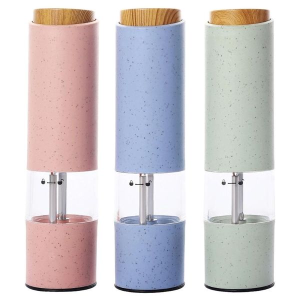 manual coffee grinders wheat straw electric pepper grinder with led light seasoning salt spice grinding mill tool adjustable coarseness
manual coffee grinders wheat straw electric pepper grinder with led light seasoning salt spice grinding mill tool adjustable coarseness