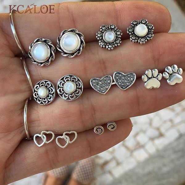 stud kcaloe women bohemian earrings set antique silver color heart geometry imitation pearl for jewelry oorbel, Golden;silver
stud kcaloe women bohemian earrings set antique silver color heart geometry imitation pearl for jewelry oorbel, Golden;silver