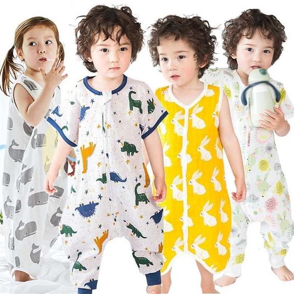 baby boy summer sleeping bags toddler 2 layers cotton gauze pajamas little girl soft breathable bedtime playsuits kid sleepsack 211101
baby boy summer sleeping bags toddler 2 layers cotton gauze pajamas little girl soft breathable bedtime playsuits kid sleepsack 211101