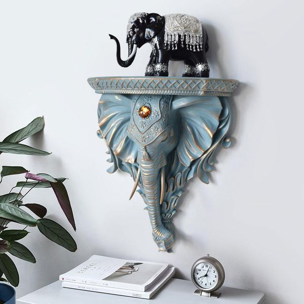 european retro elephant head mural resin animal wall decoration creative shelf storage three-dimensional wall decoration crafts
european retro elephant head mural resin animal wall decoration creative shelf storage three-dimensional wall decoration crafts