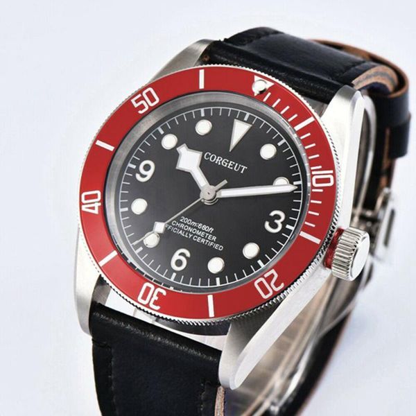 wristwatches mens watch 41mm red bezel nh35 miyota8215 automatic movement luminous silver 316l ss case sapphire glass swim deepwater, Slivery;brown
wristwatches mens watch 41mm red bezel nh35 miyota8215 automatic movement luminous silver 316l ss case sapphire glass swim deepwater, Slivery;brown