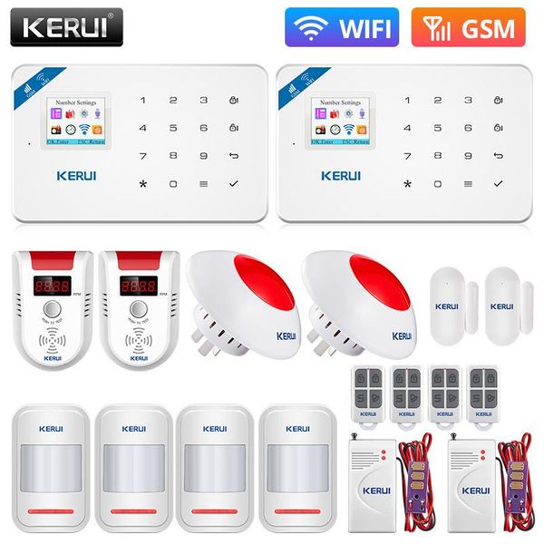alarm systems kerui w18 wifi gsm home security system 1.7-inch wireless android app remote control
alarm systems kerui w18 wifi gsm home security system 1.7-inch wireless android app remote control